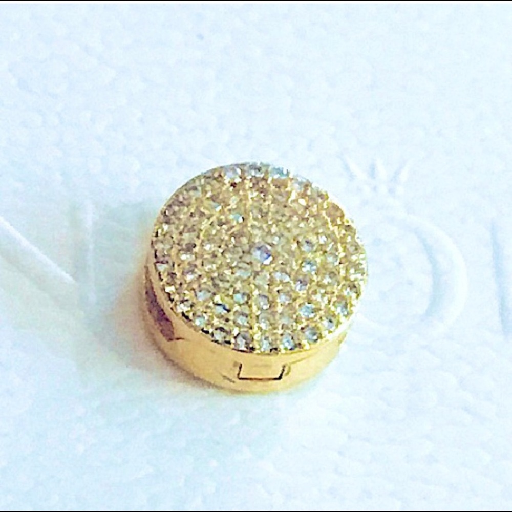 PANDORA ROUND PAVE CLIP REFLEXION CHARM